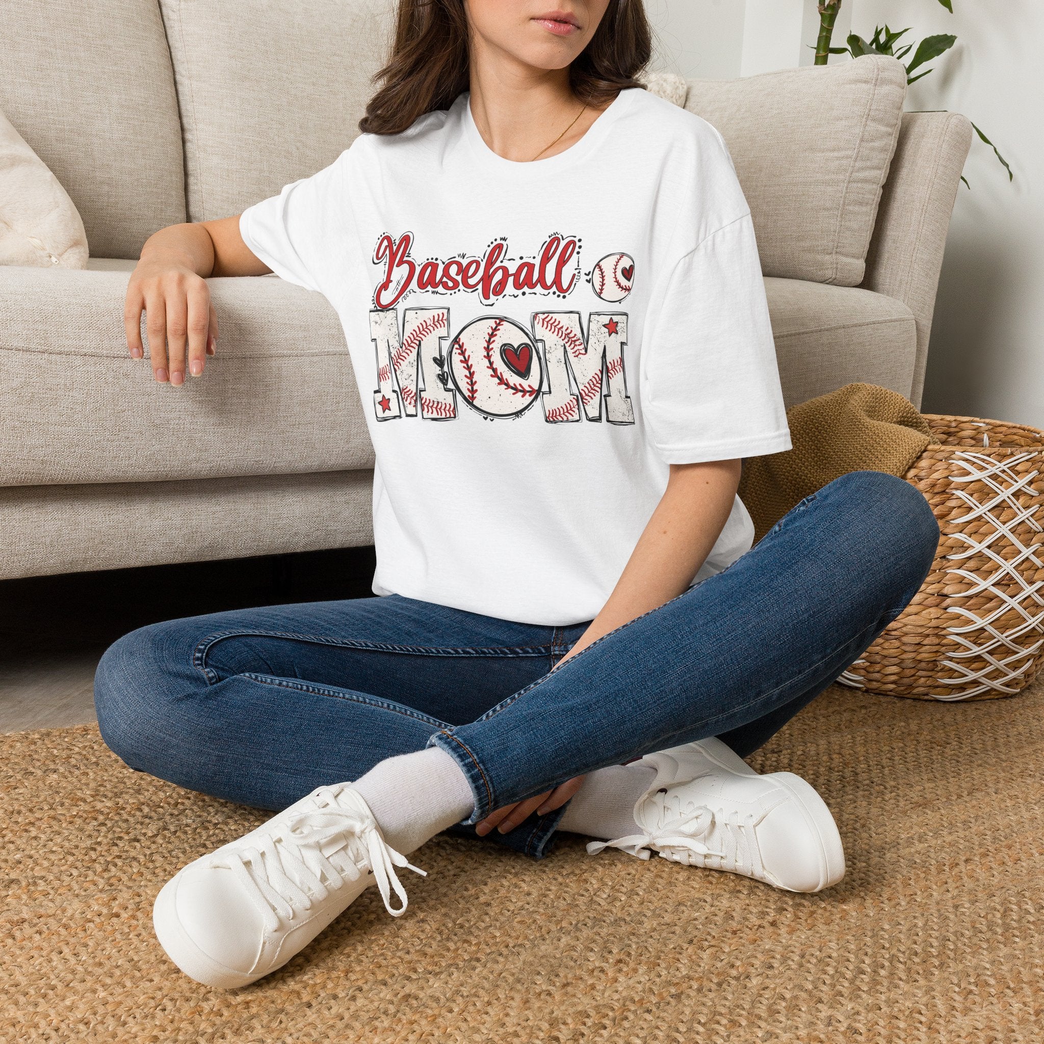Baseball Mom - Softstyle T-Shirt