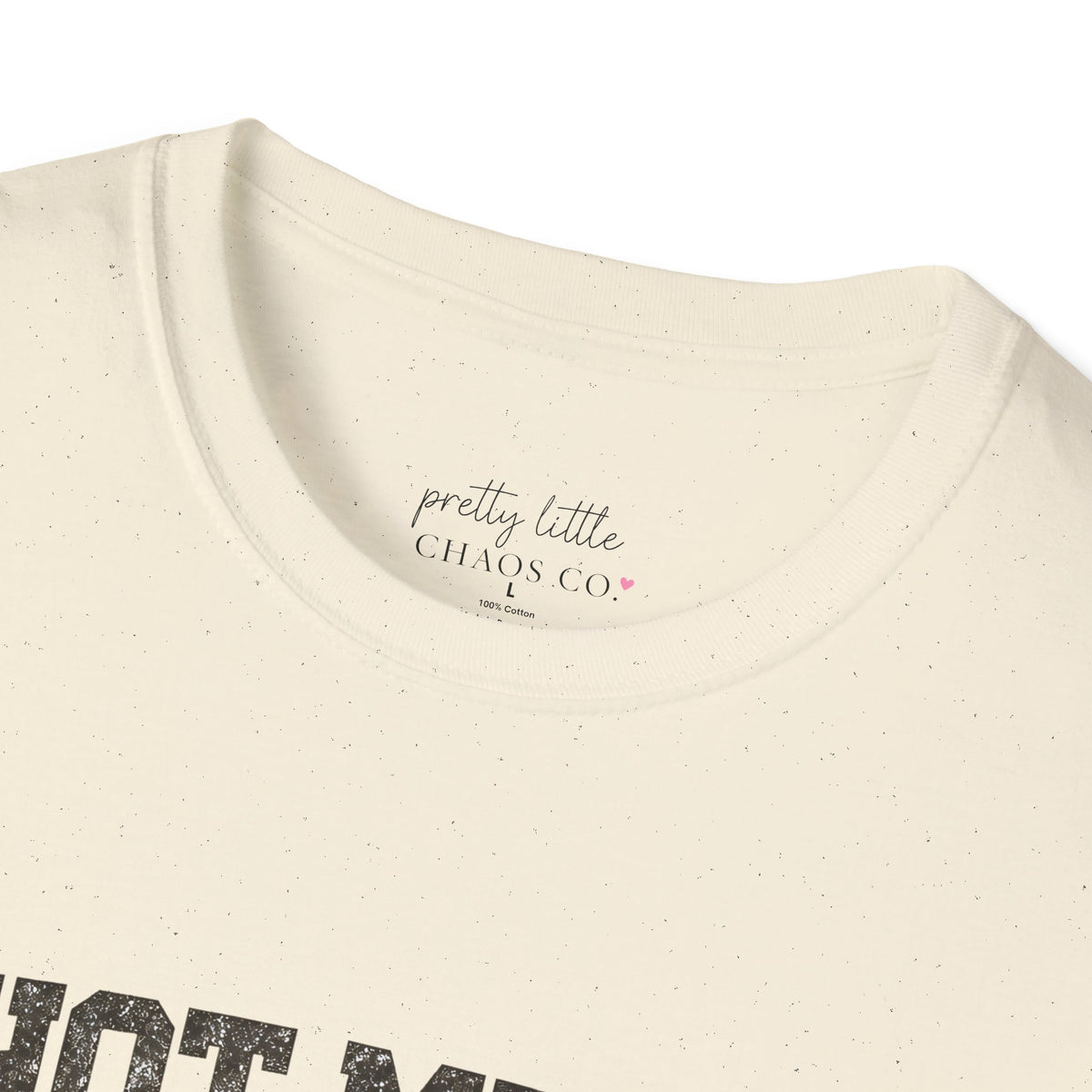 Hot mess softball momma - Softstyle T-Shirt
