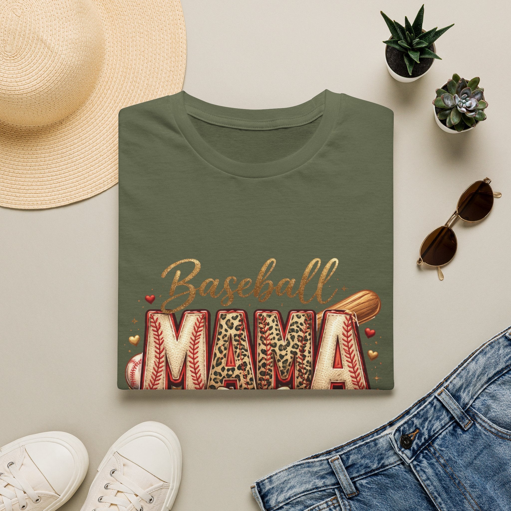 Baseball Mom - Softstyle T-Shirt