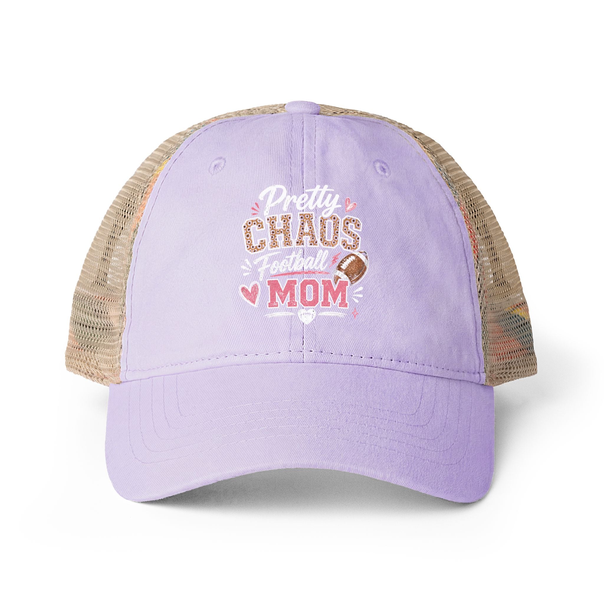 Pretty Chaos Football Mom- Darker Hats