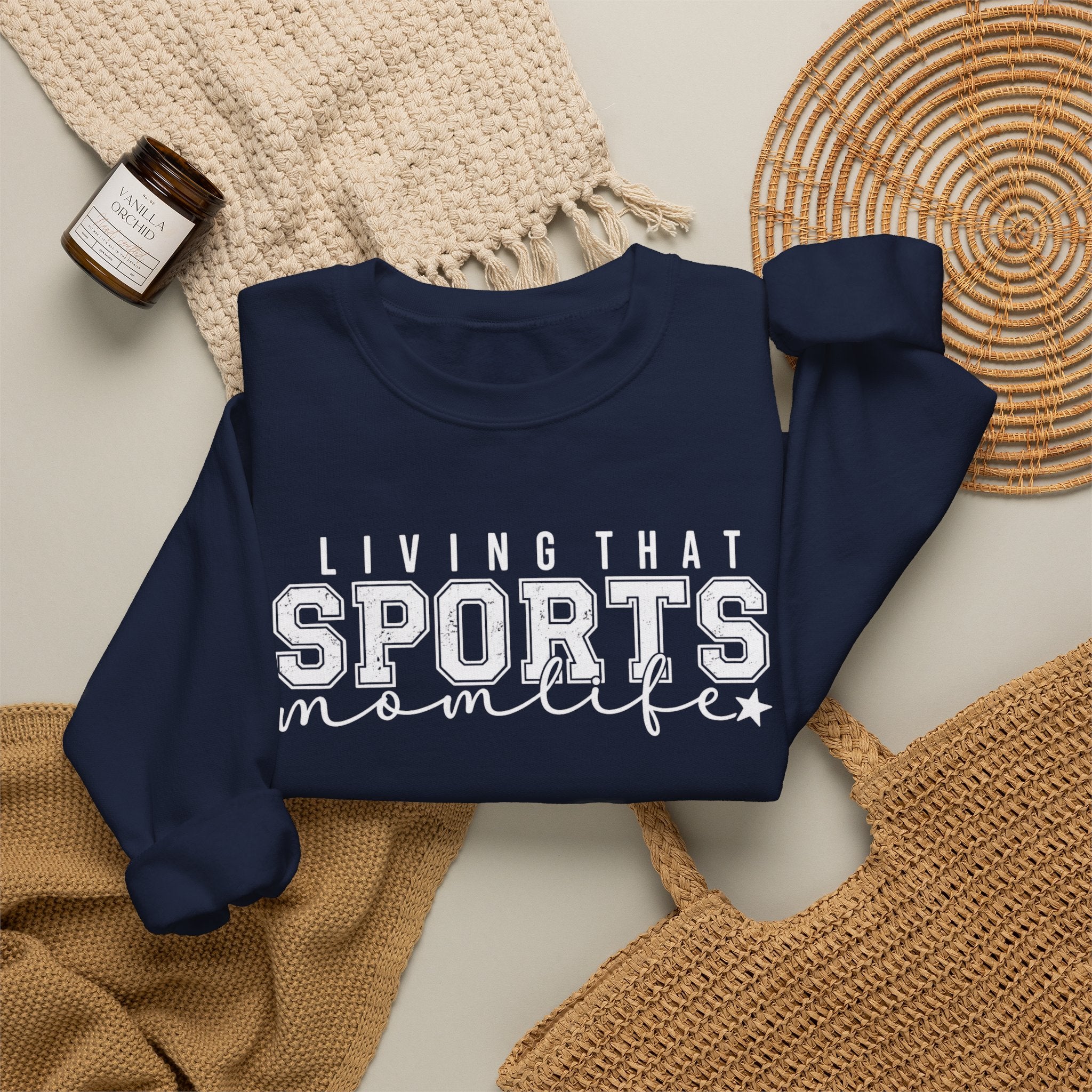 Sports Mom Life - Heavy Blend™ Crewneck Sweatshirt