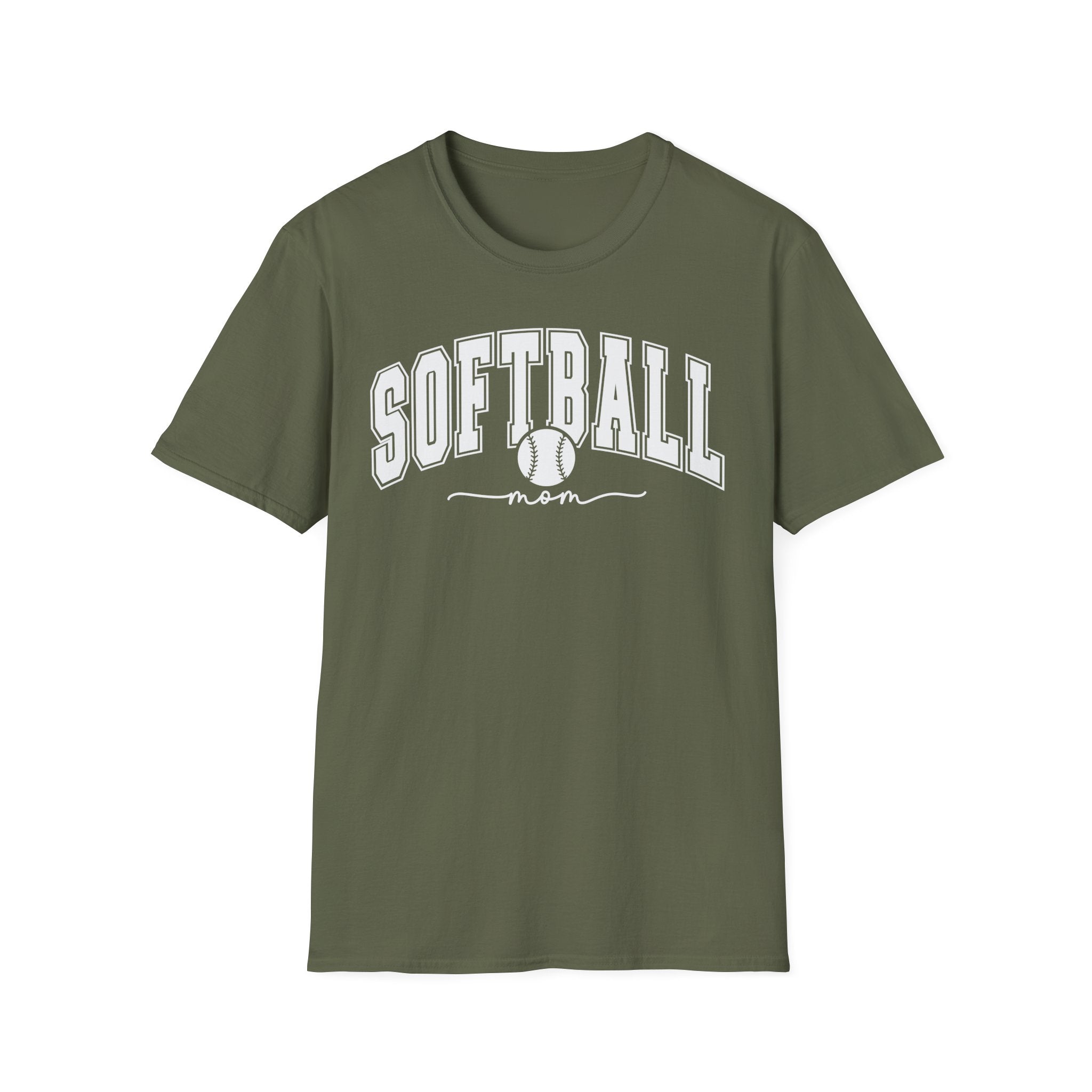 Soft ball Mom - Softstyle T-Shirt