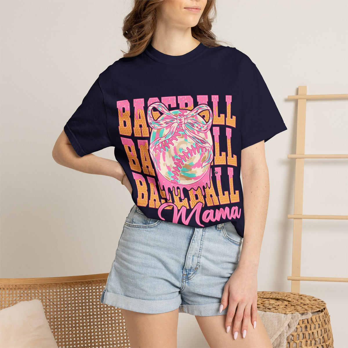 Ice cream Baseball T-shirt