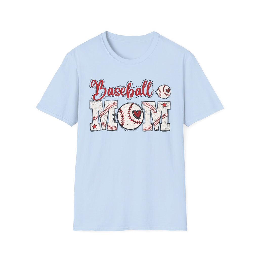 Baseball Mom - Softstyle T-Shirt