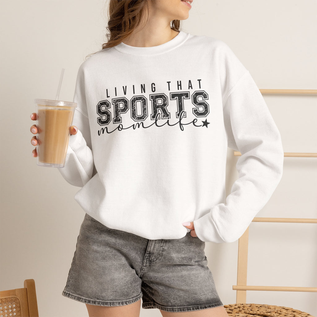 Sports Mom Life - Heavy Blend™ Crewneck Sweatshirt