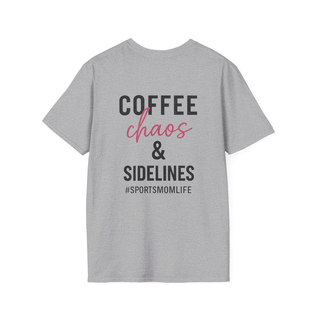 Coffee, Chaos & Sidelines - Softstyle T-Shirt