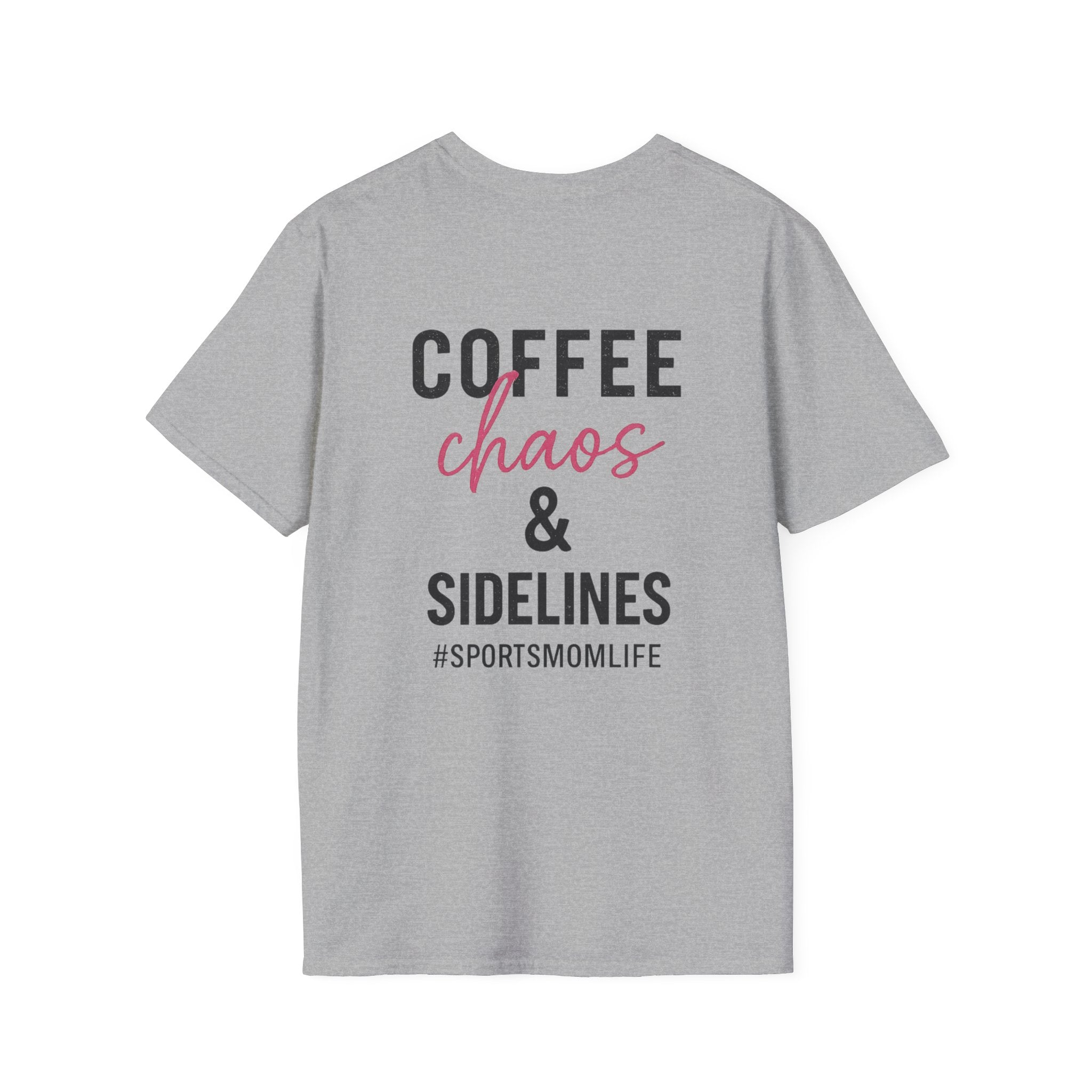 Coffee, Chaos & Sidelines - Softstyle T-Shirt