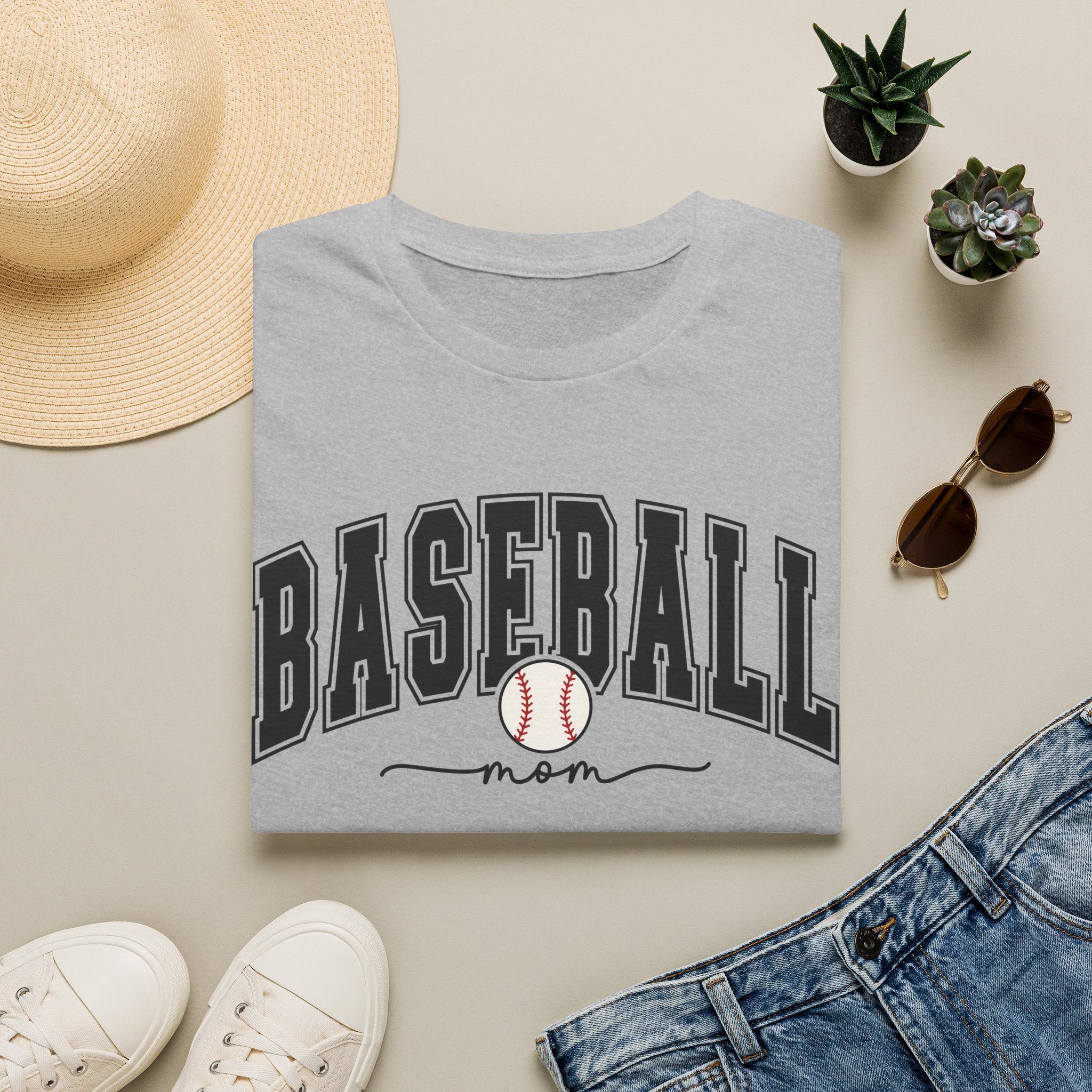Baseball Mom - Softstyle T-Shirt