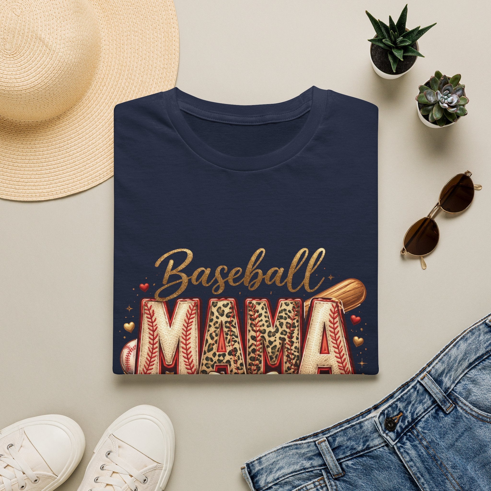 Baseball Mom - Softstyle T-Shirt