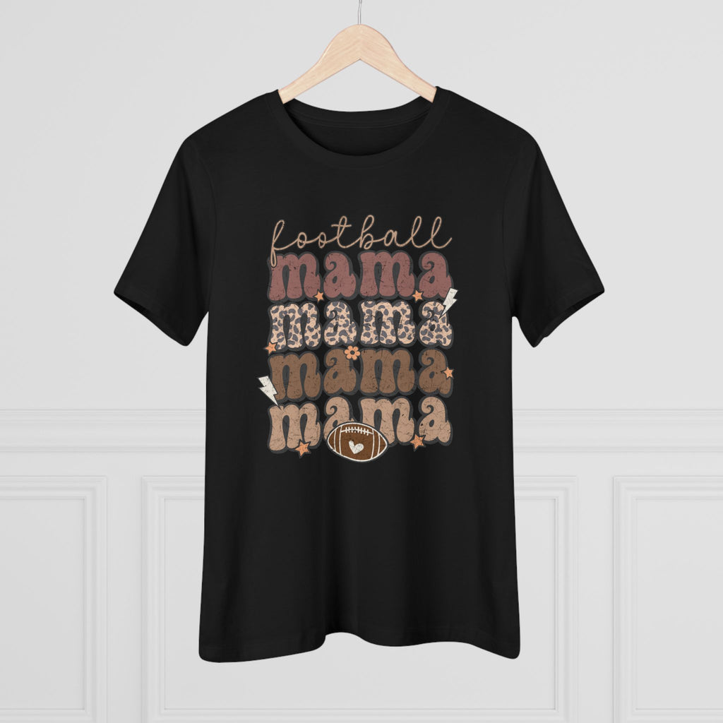 Football Mama x4 - Cotton Tee