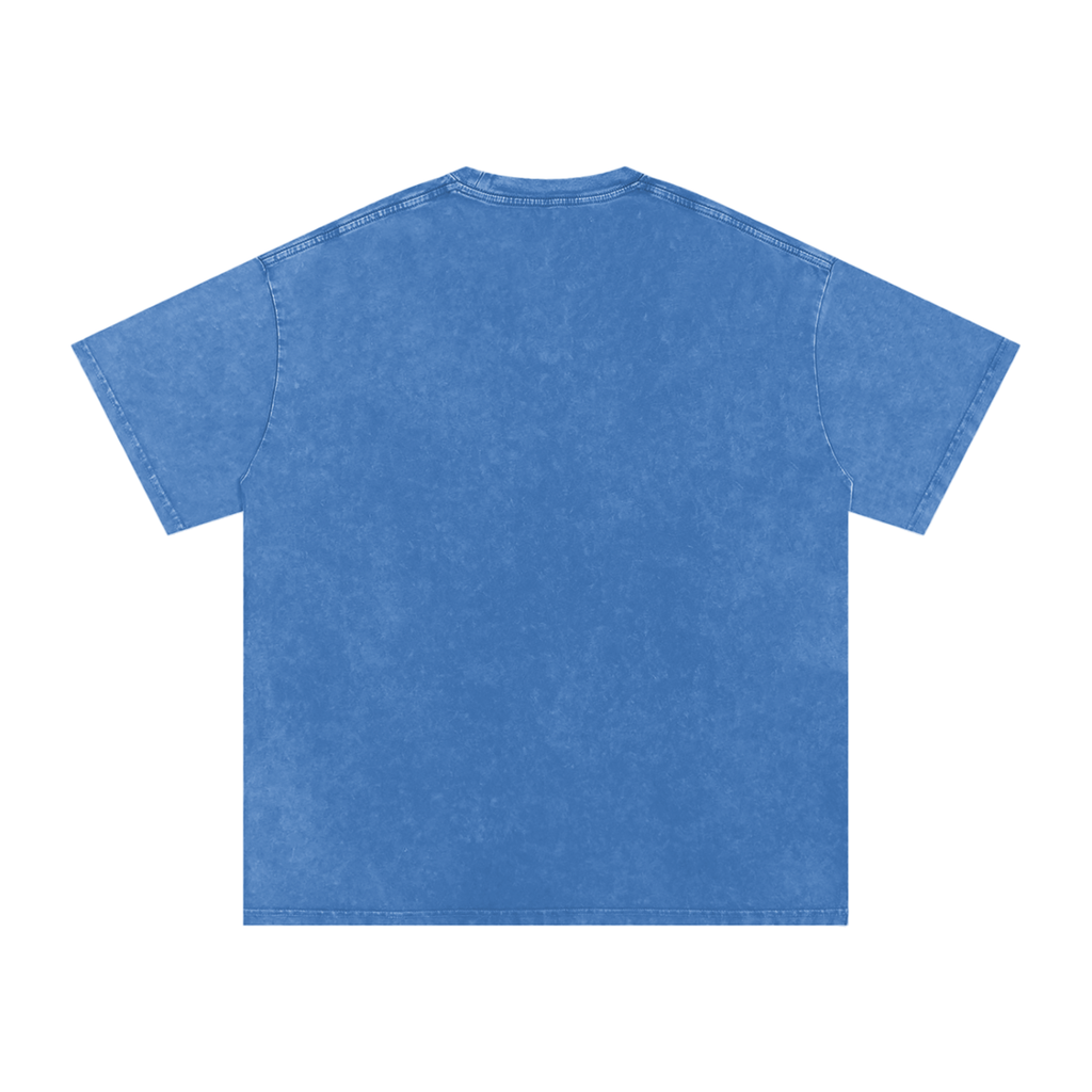 Pretty Chaos Basketball Mom -Snow Washed Oversized Cotton T-Shirt