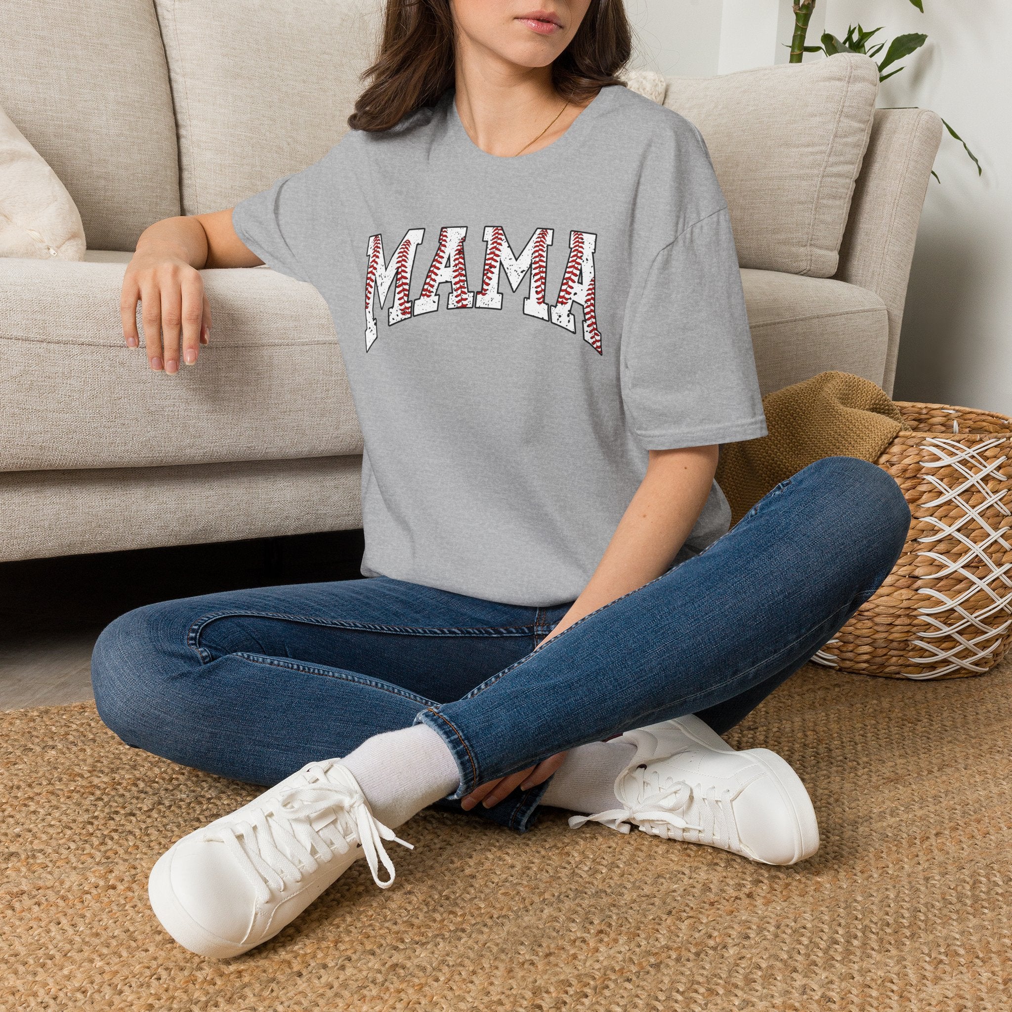 Baseball MAMA - Softstyle T-Shirt