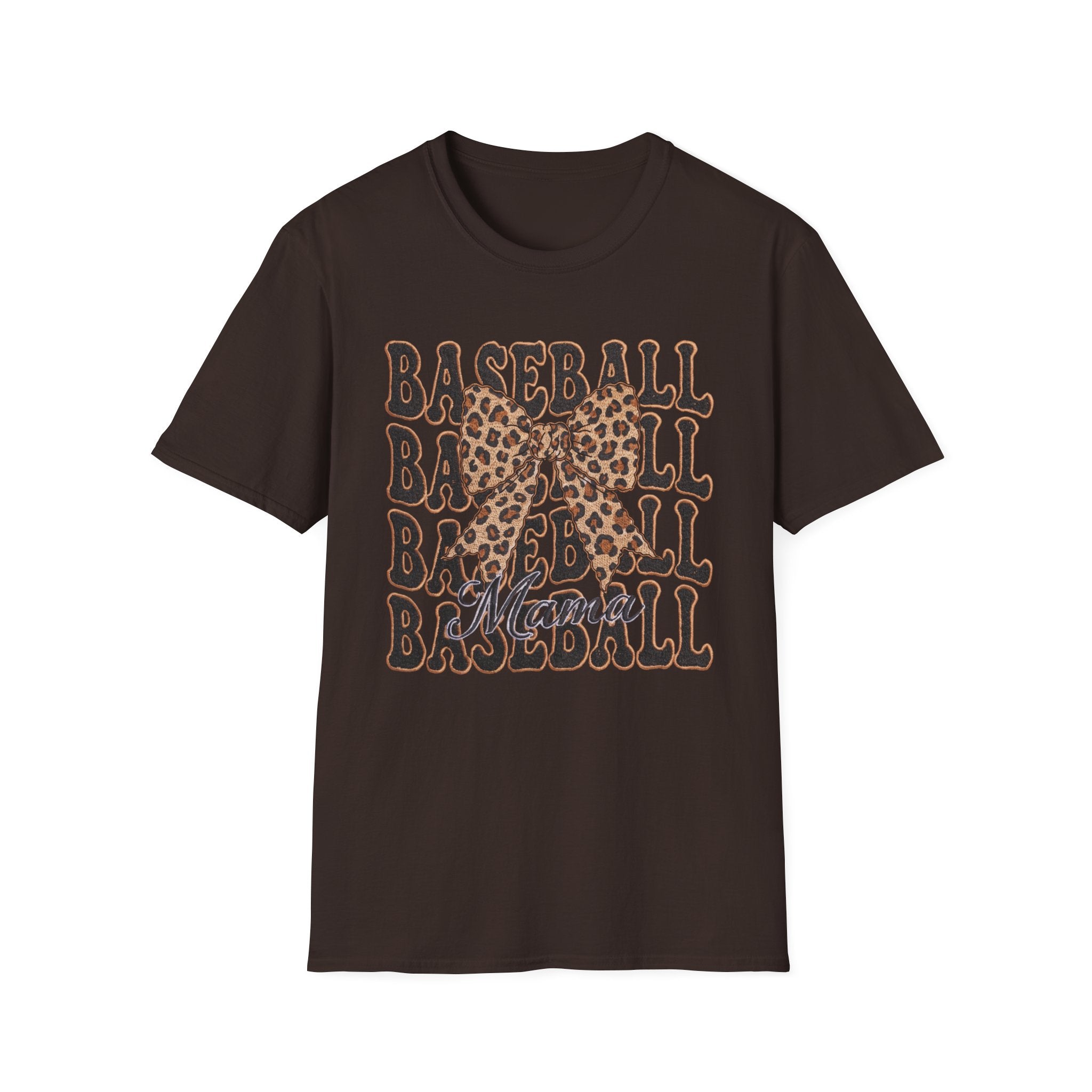 Baseball Bow tie - Unisex Softstyle T-Shirt