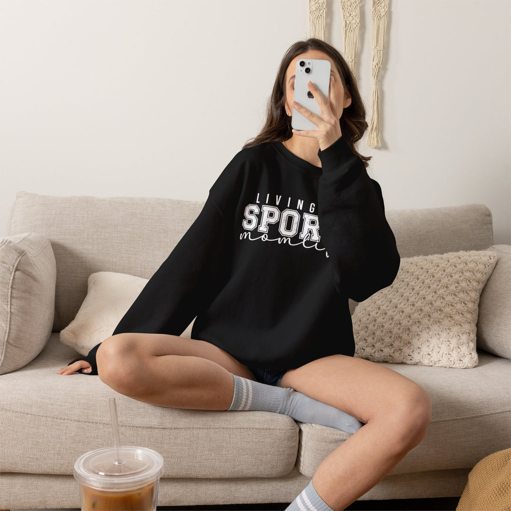 Sports Mom Life - Heavy Blend™ Crewneck Sweatshirt