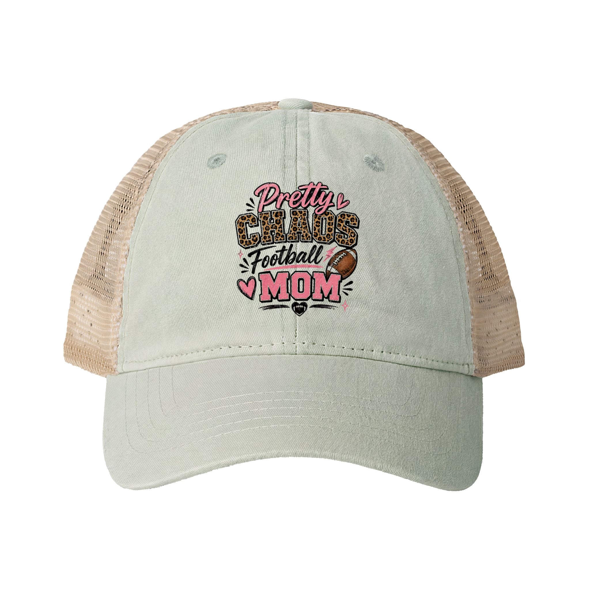 Pretty Chaos Football Mom- Lighter Hats