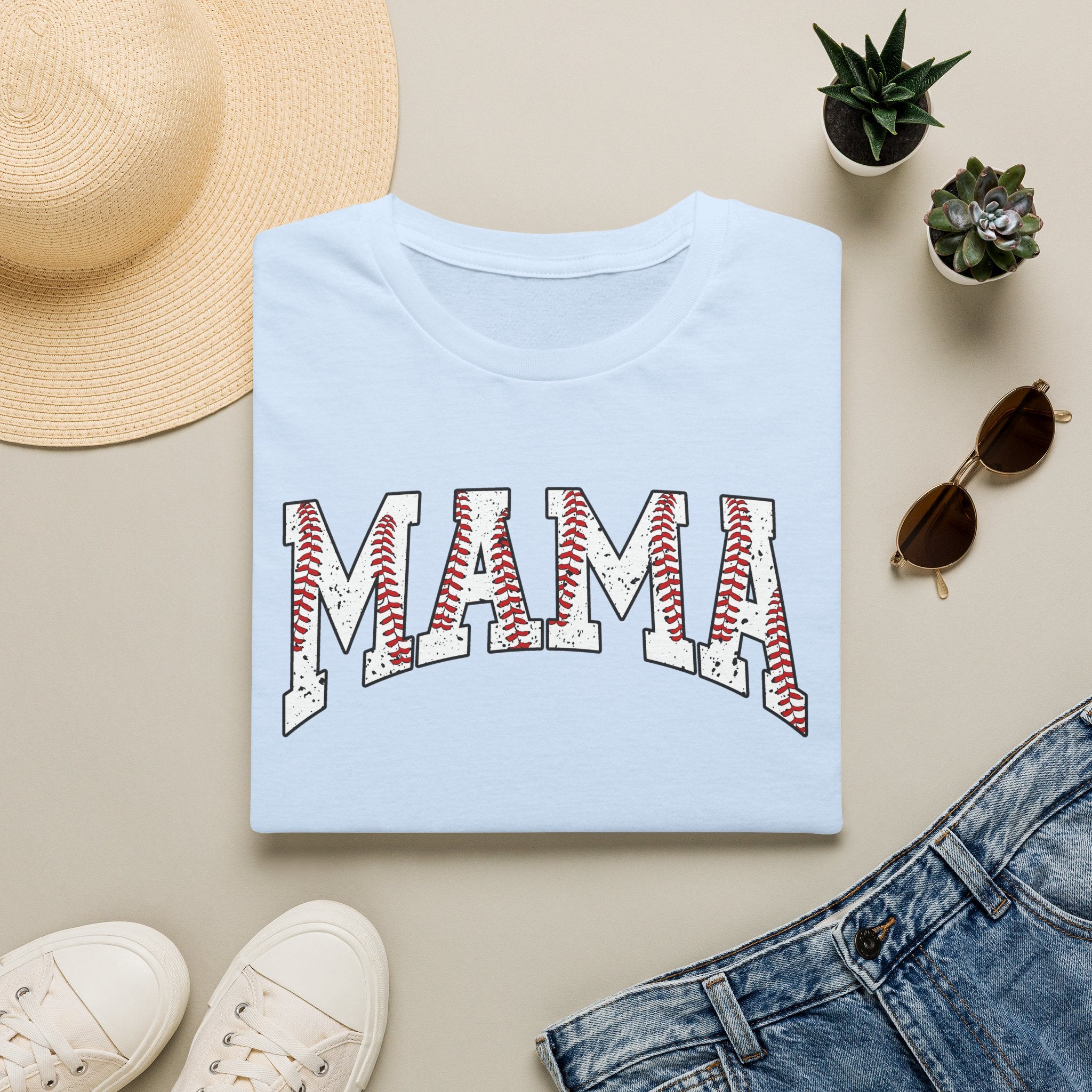 Baseball MAMA - Softstyle T-Shirt