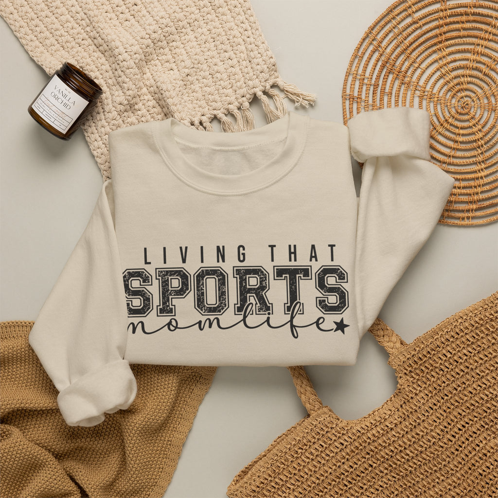 Sports Mom Life - Heavy Blend™ Crewneck Sweatshirt