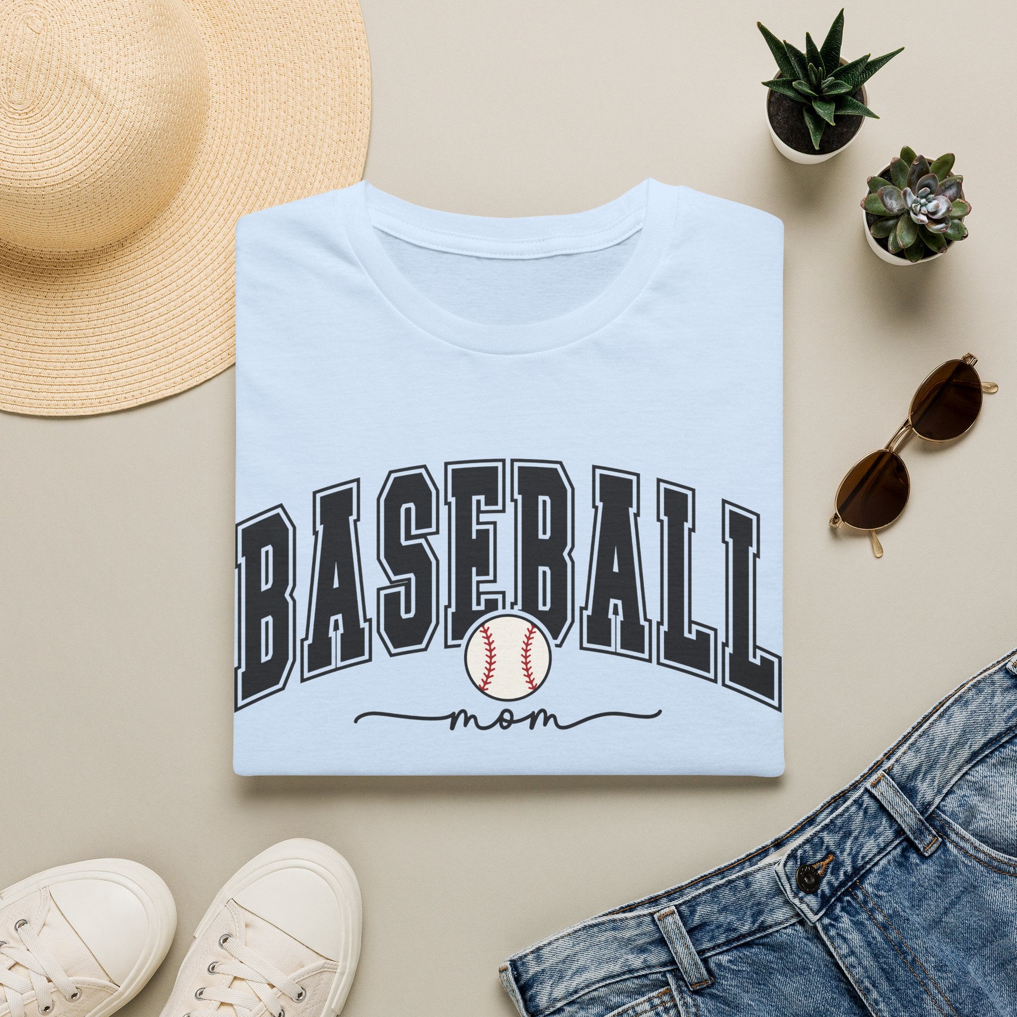 Baseball Mom - Unisex Softstyle T-Shirt