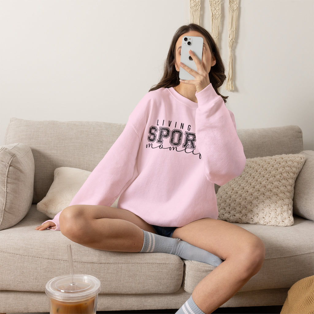 Sports Mom Life - Heavy Blend™ Crewneck Sweatshirt