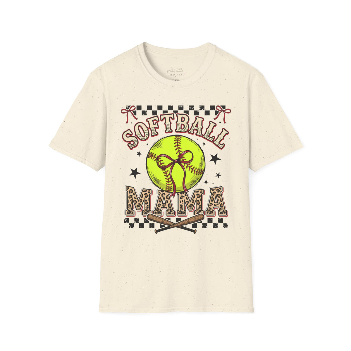 Softball Mama bow tee, view 4