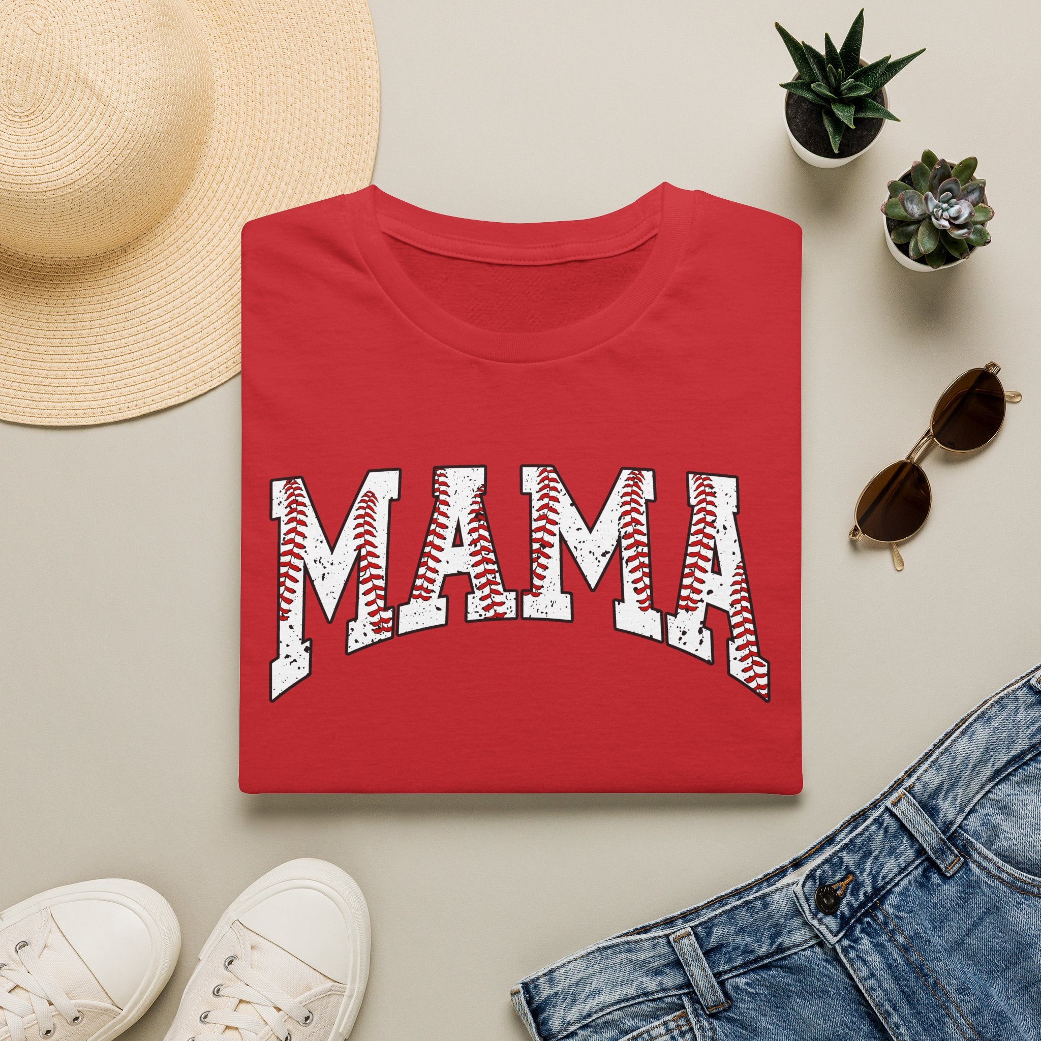 Baseball MAMA - Softstyle T-Shirt