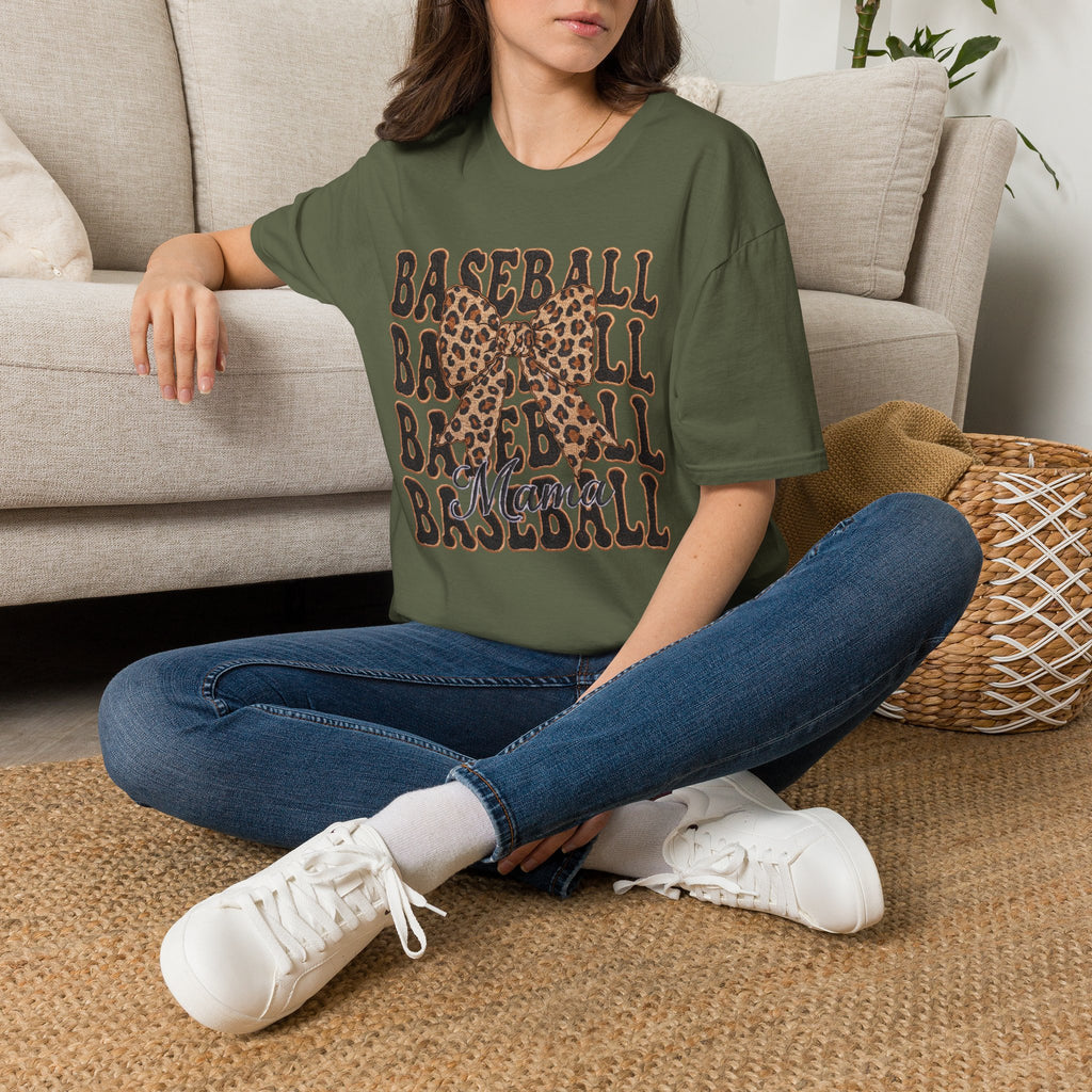 Baseball Bow tie - Unisex Softstyle T-Shirt