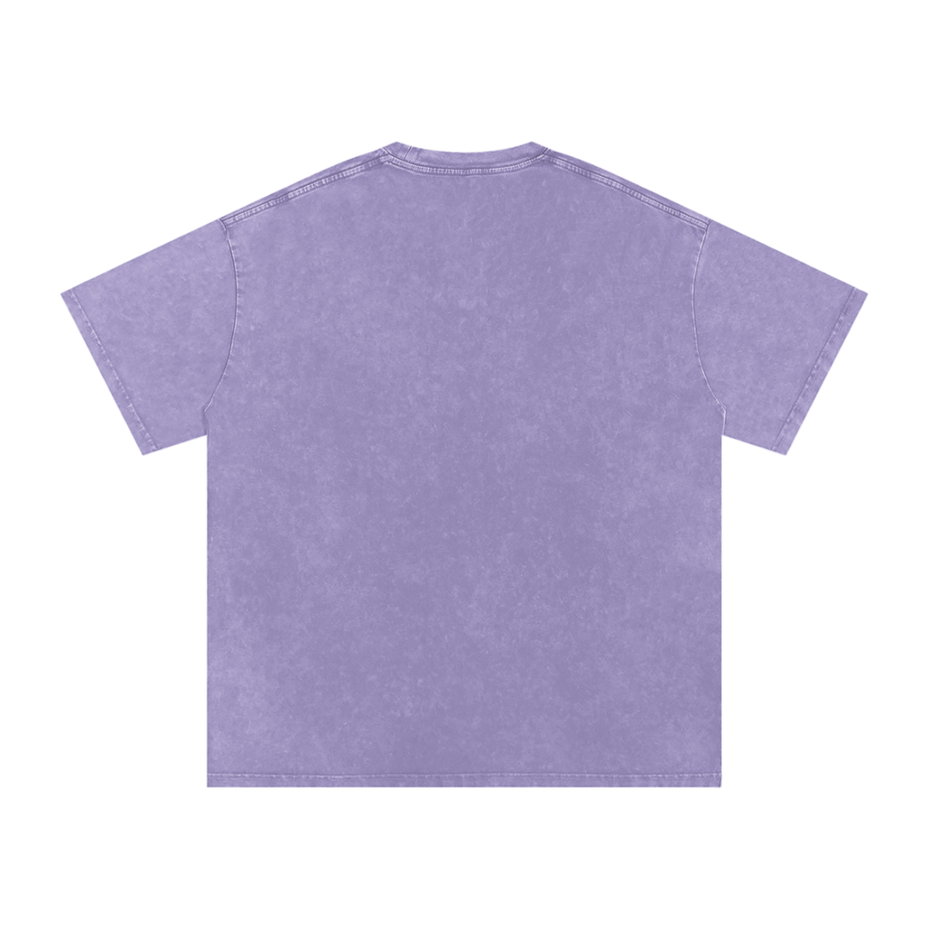 Pretty Chaos Basketball Mom -Snow Washed Oversized Cotton T-Shirt