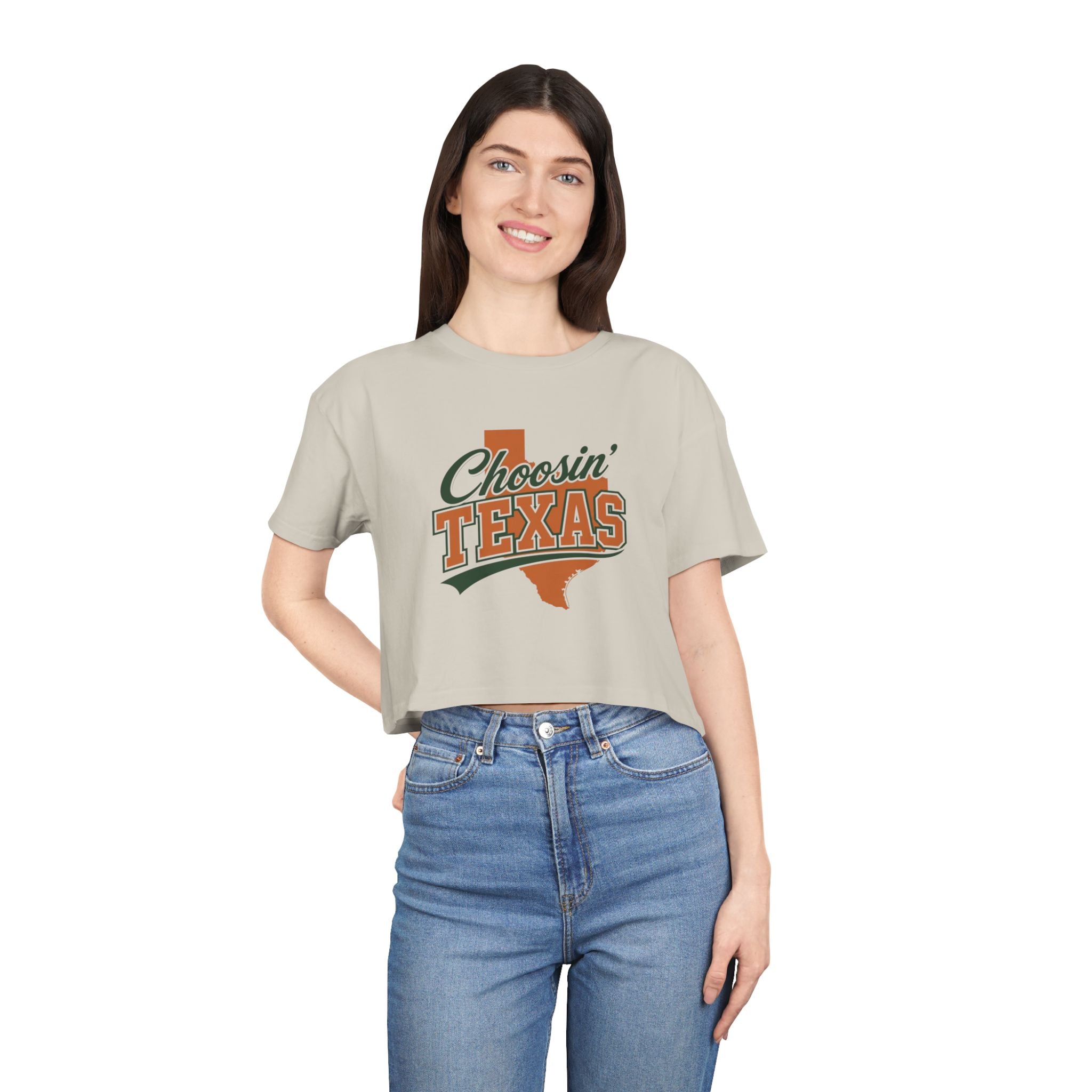 Choosin Texas - Crop Tee