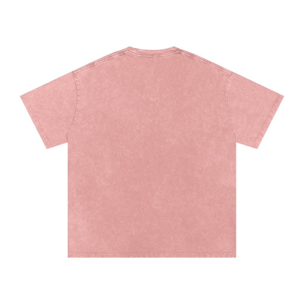 Pretty Chaos Basketball Mom -Snow Washed Oversized Cotton T-Shirt