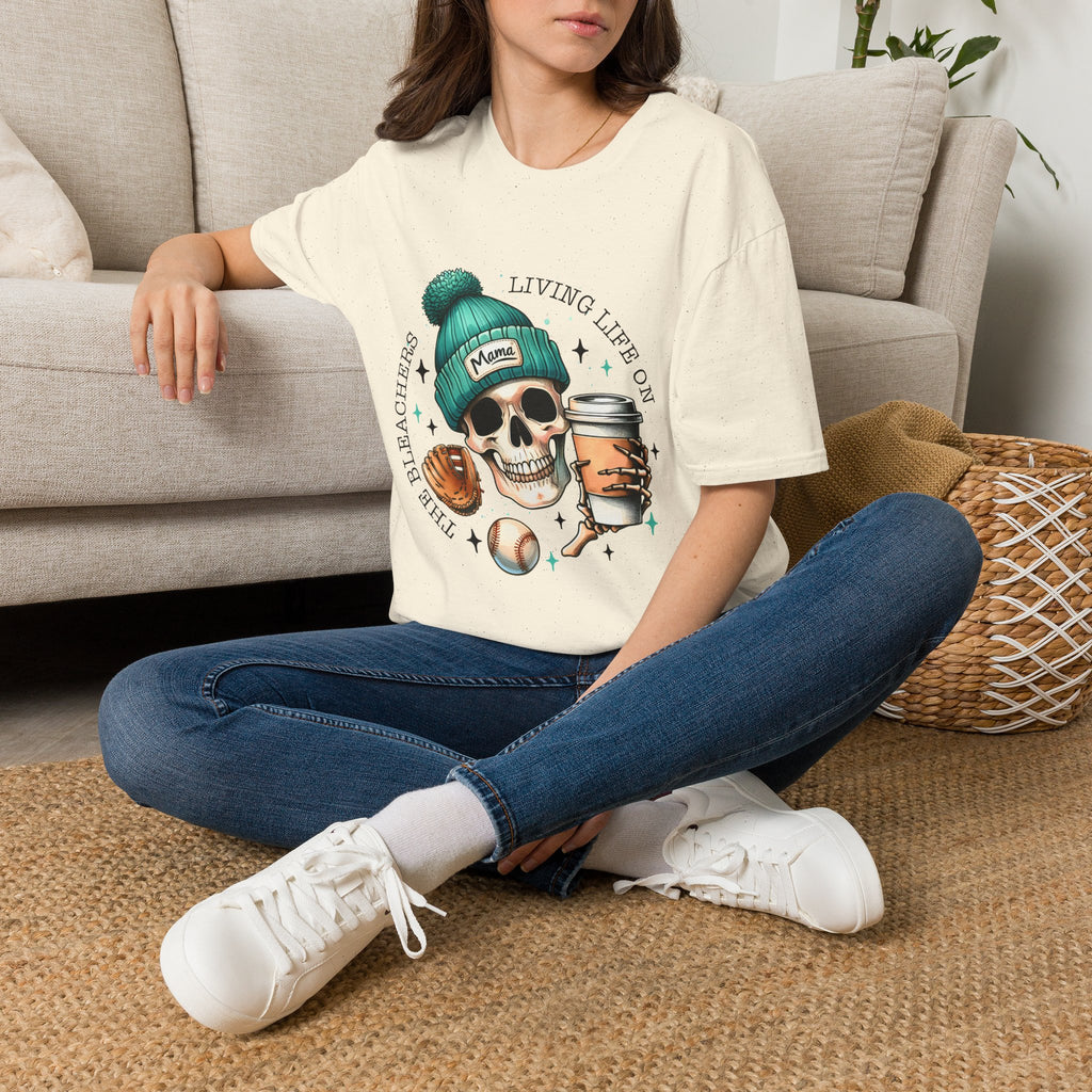 Skull Coffee Baseball Tee - "Living Life On The"