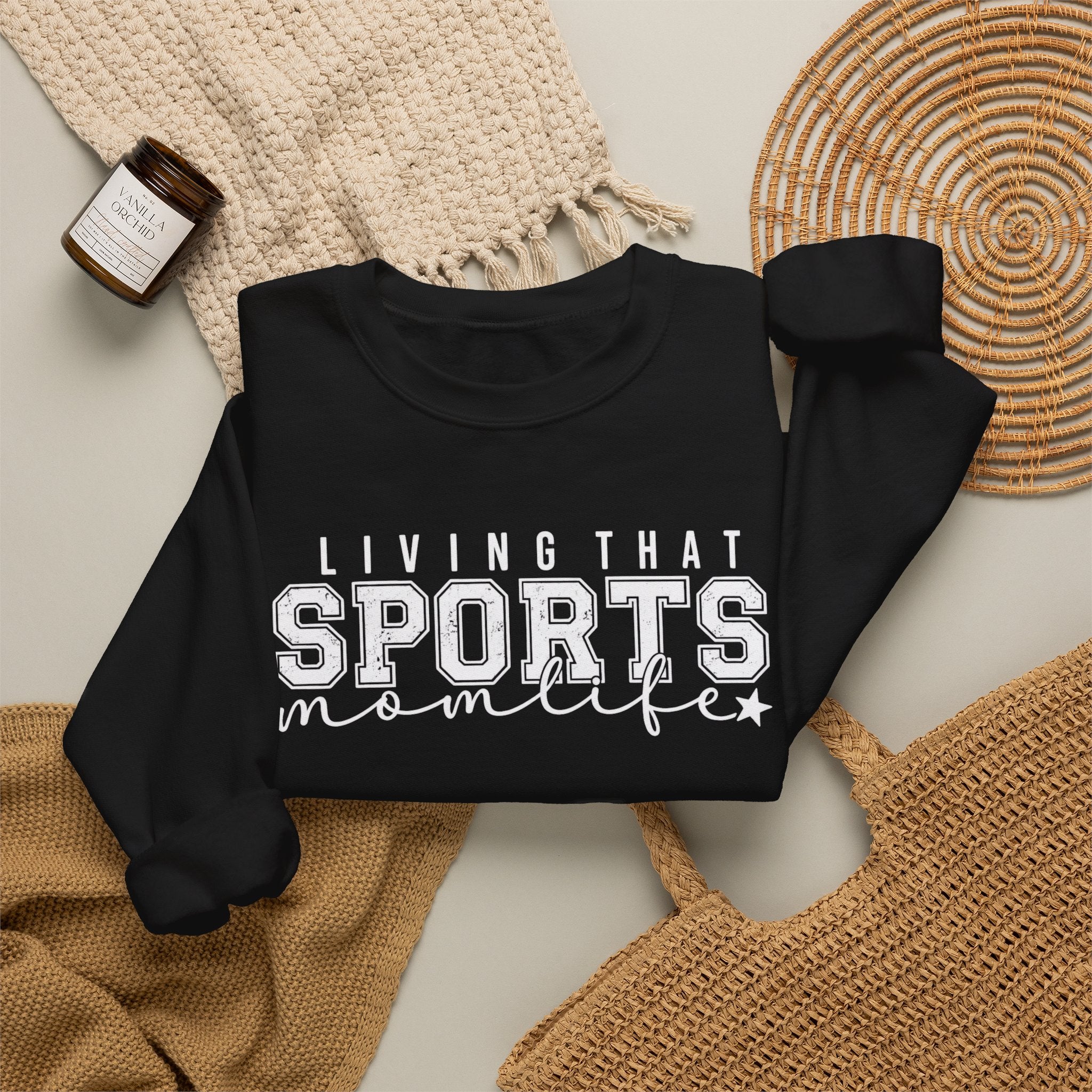 Sports Mom Life - Heavy Blend™ Crewneck Sweatshirt