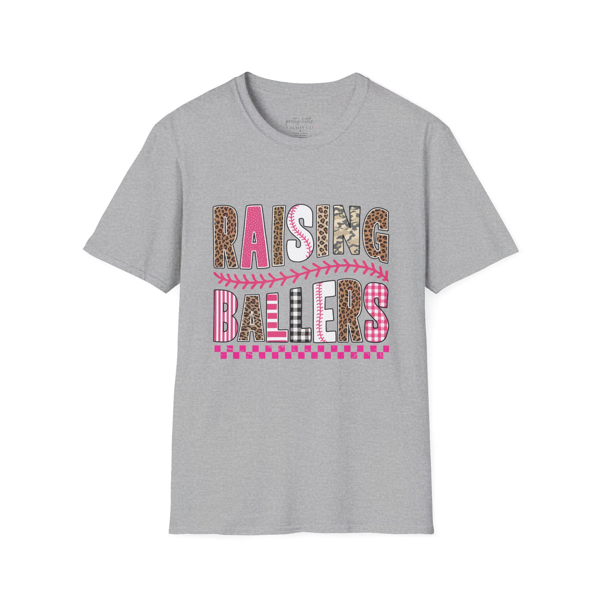 Raising Ballers Leopard & Pink Tee