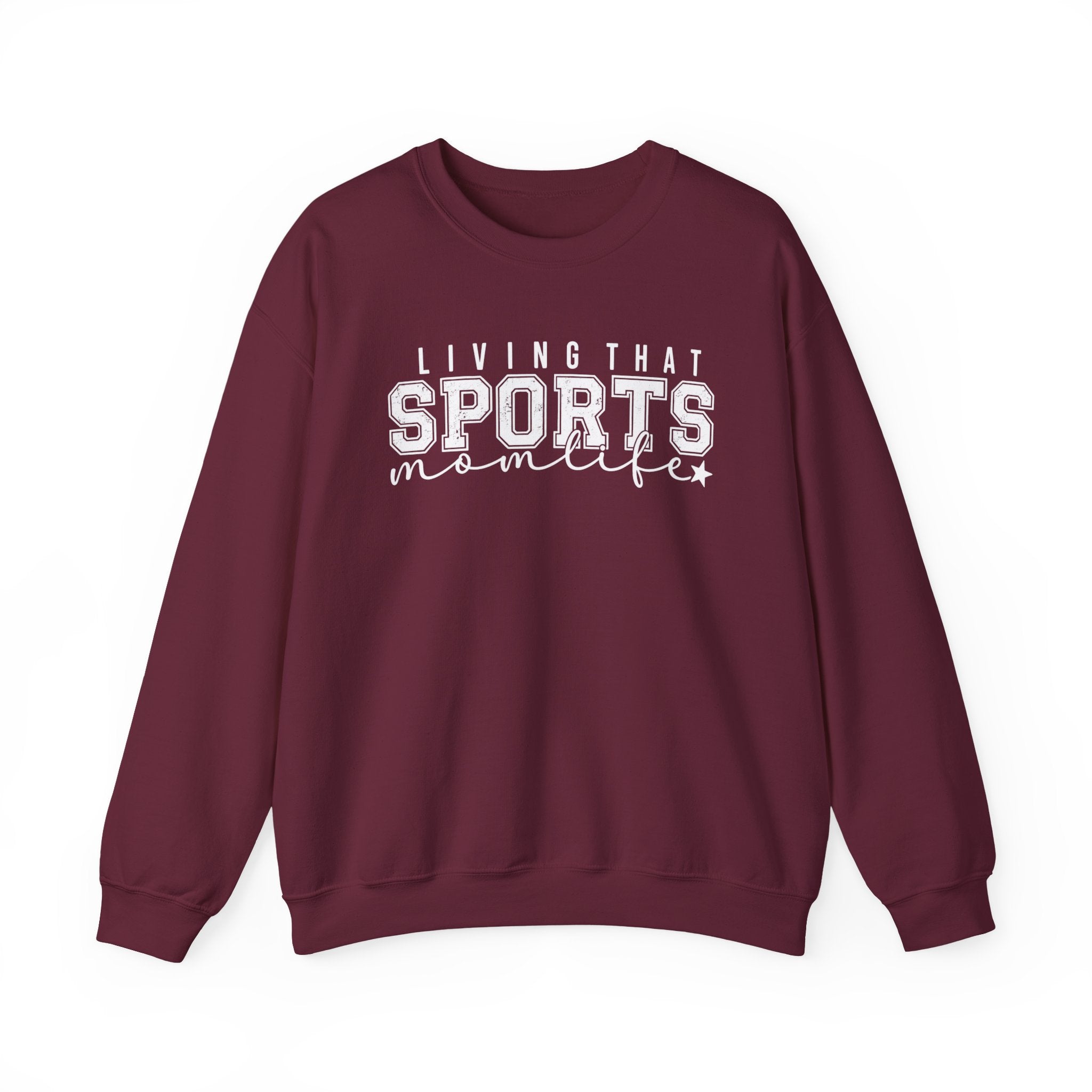 Sports Mom Life - Heavy Blend™ Crewneck Sweatshirt