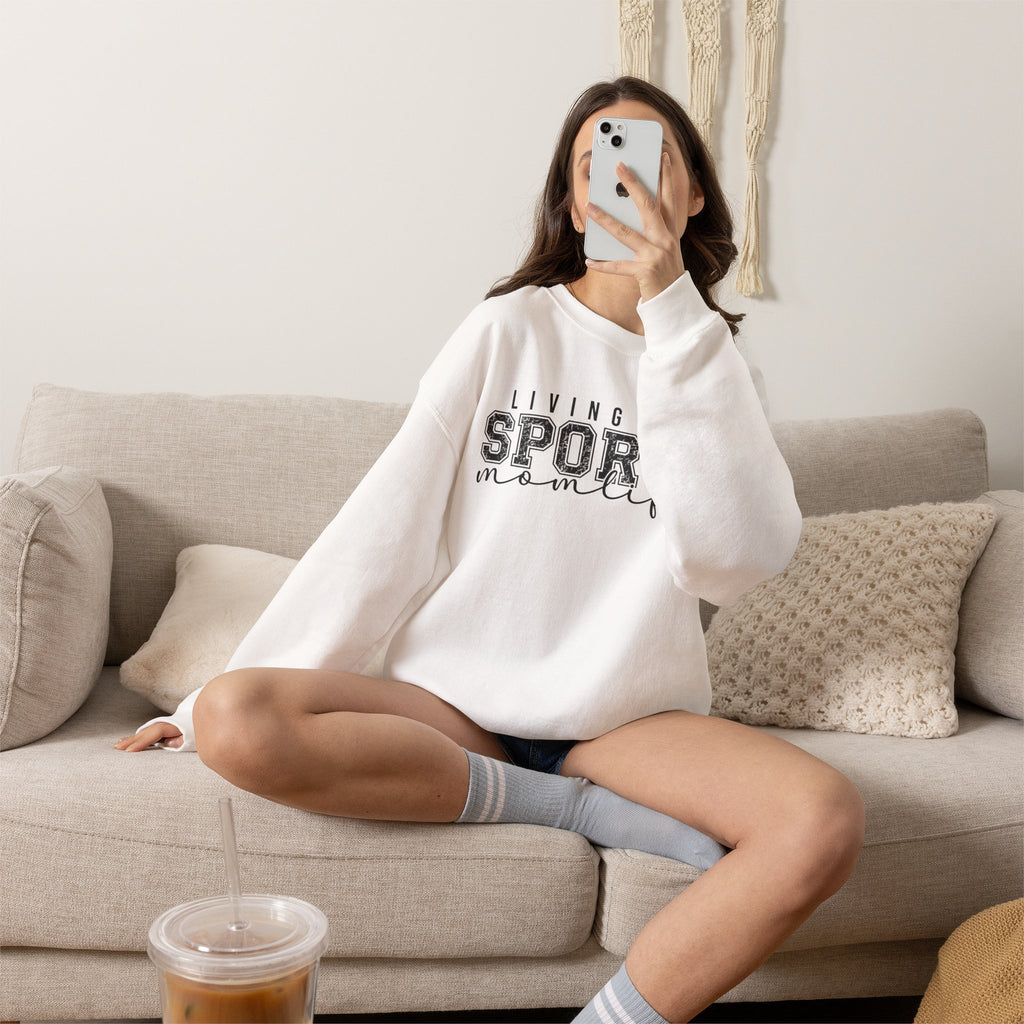 Sports Mom Life - Heavy Blend™ Crewneck Sweatshirt