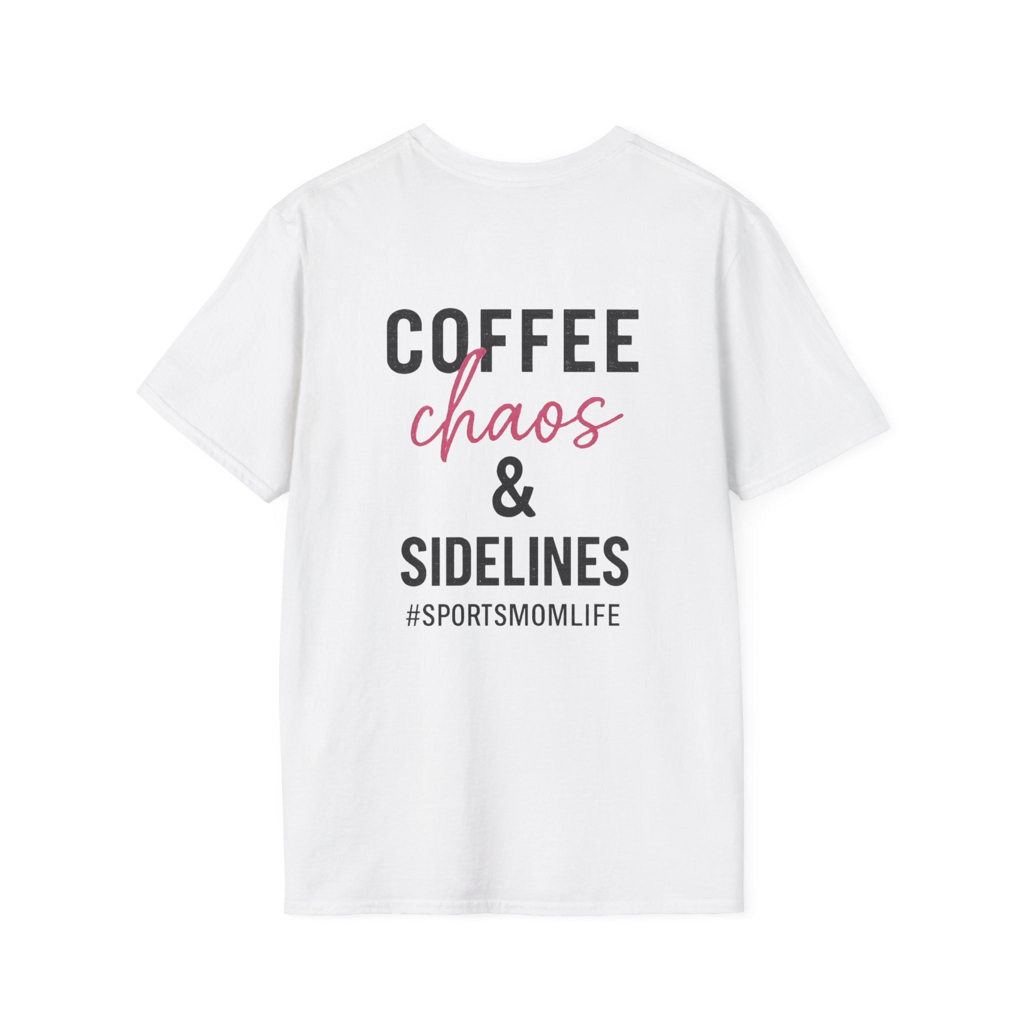 Coffee, Chaos & Sidelines - Softstyle T-Shirt