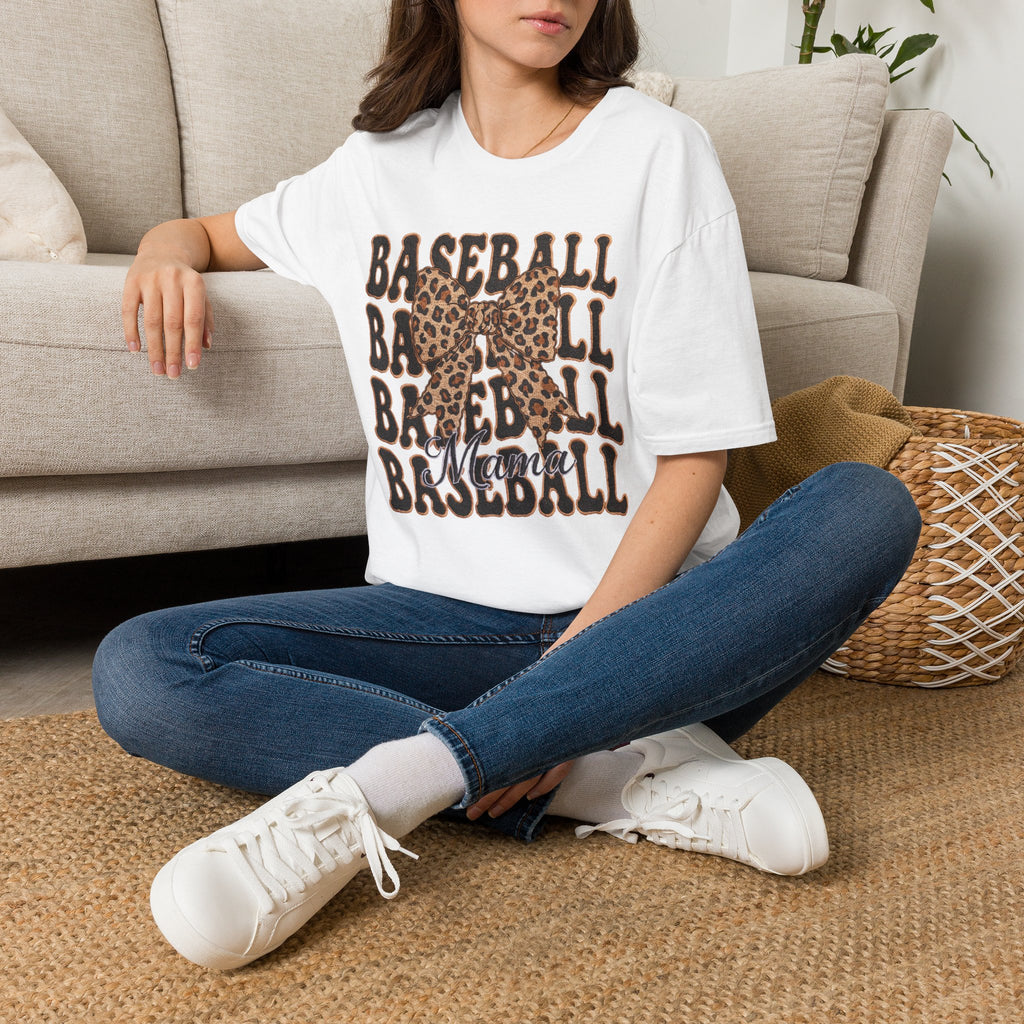 Baseball Bow tie - Unisex Softstyle T-Shirt