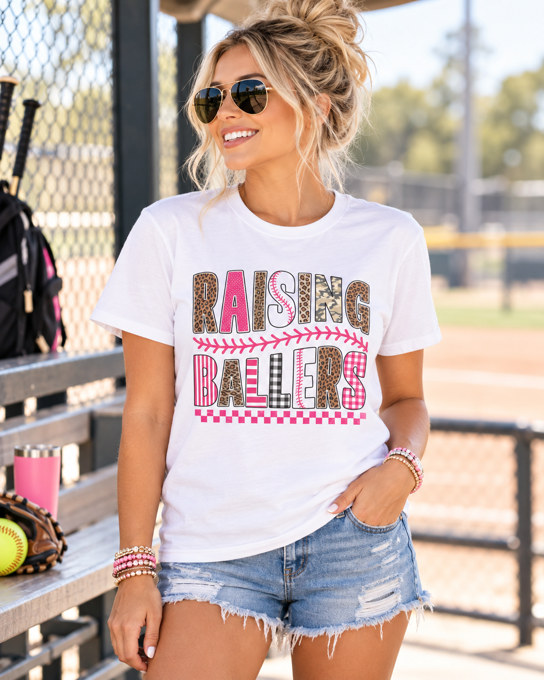 Raising Ballers - Softstyle T-Shirt