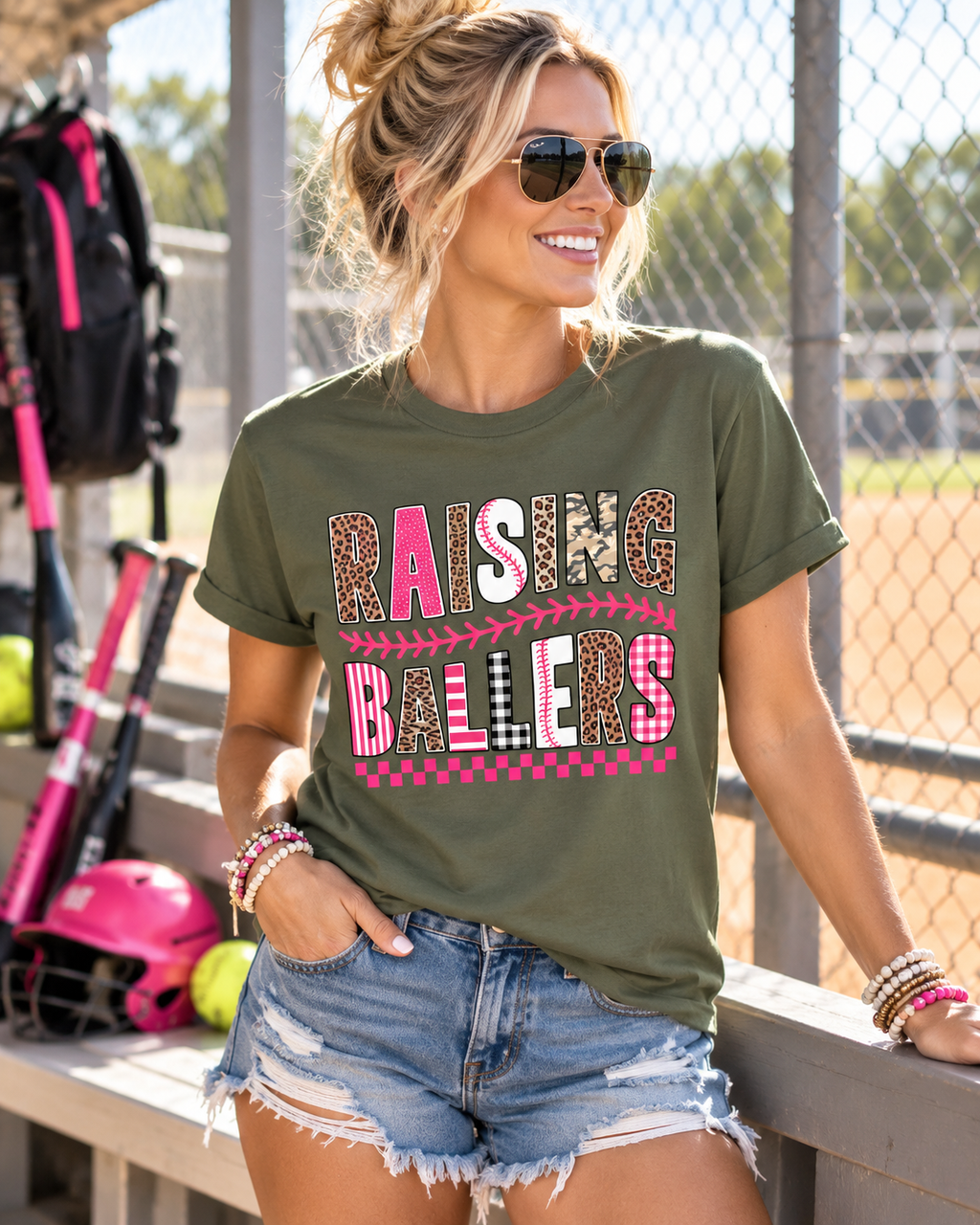 Raising Ballers - Softstyle T-Shirt
