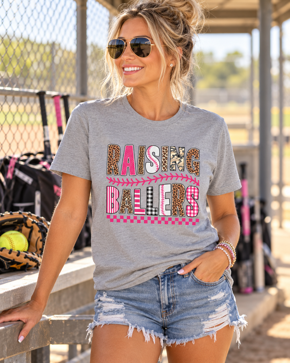 Raising Ballers - Softstyle T-Shirt