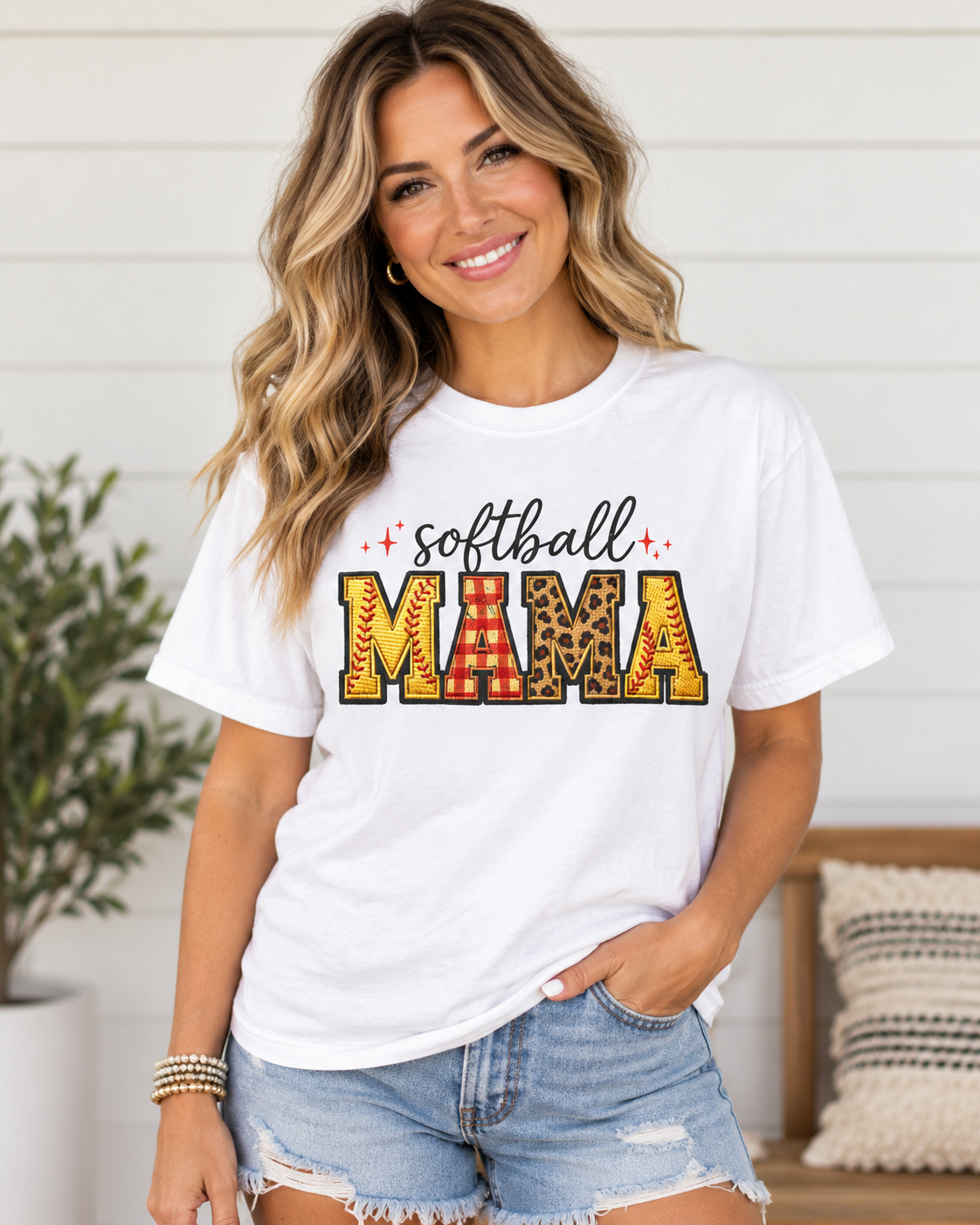 Softball mama T-shirt