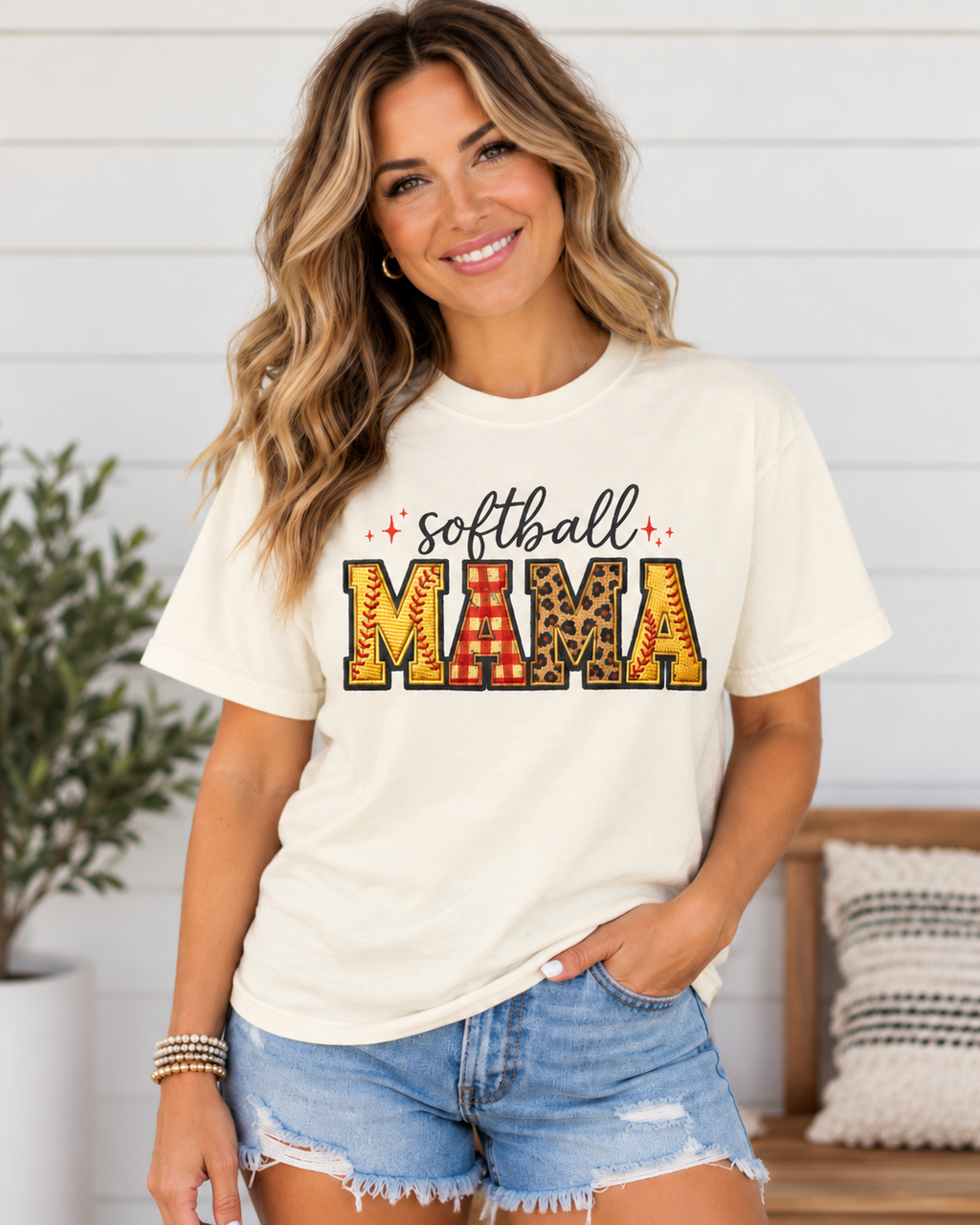 Softball mama T-shirt