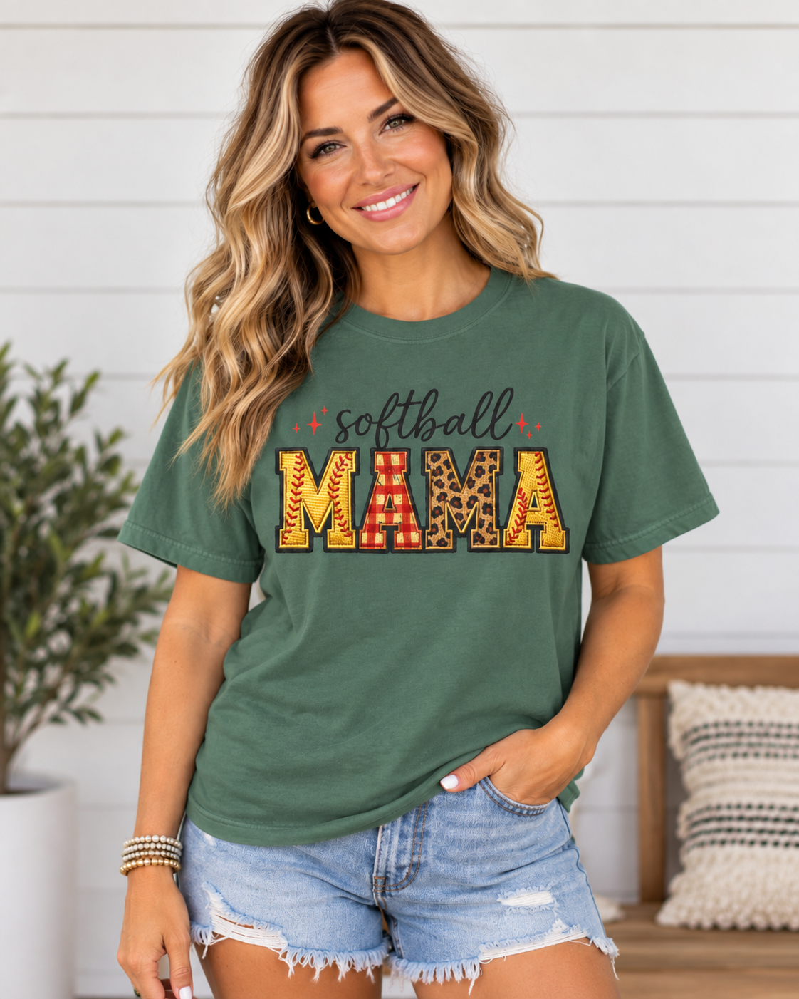 Softball mama T-shirt