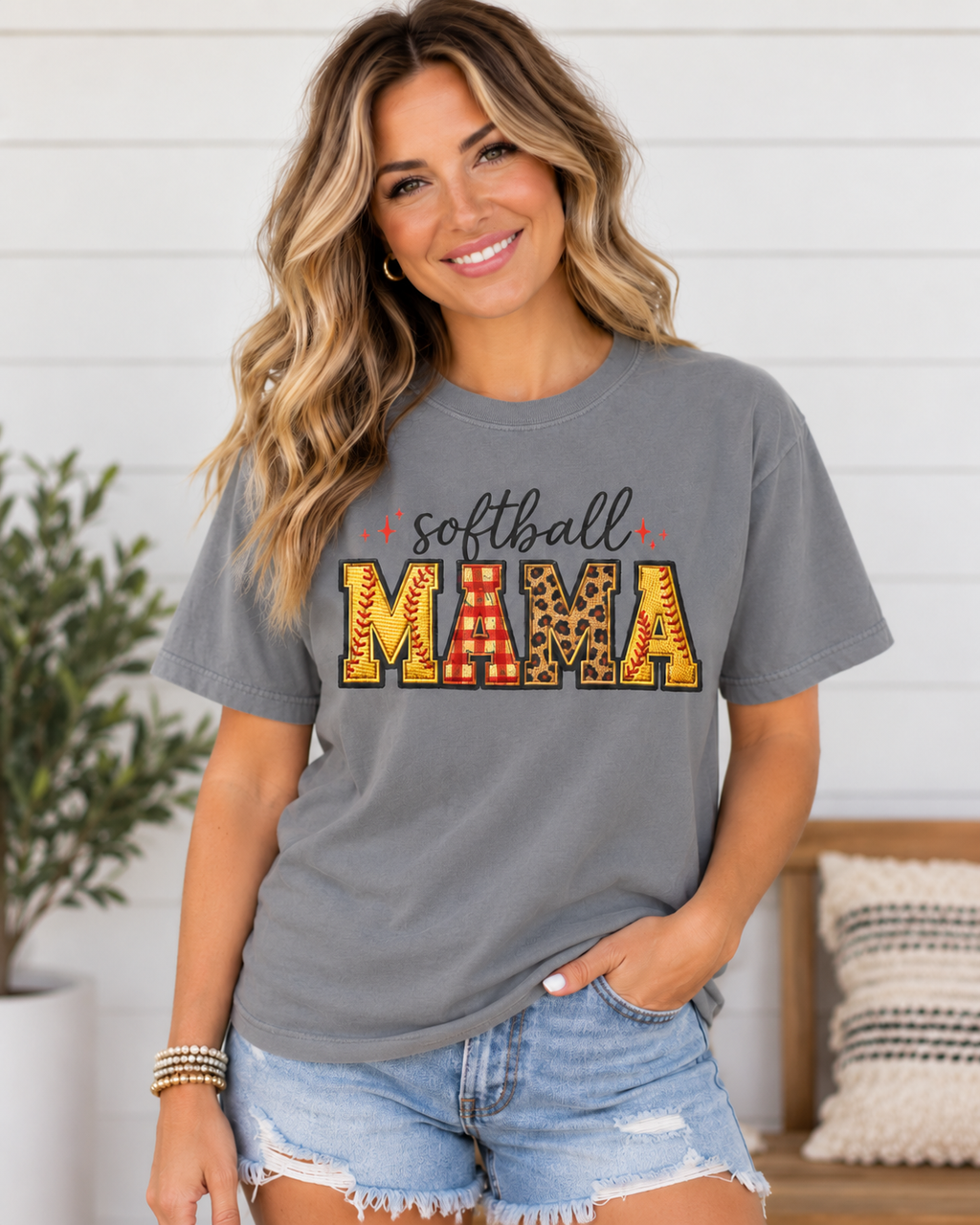 Softball mama T-shirt