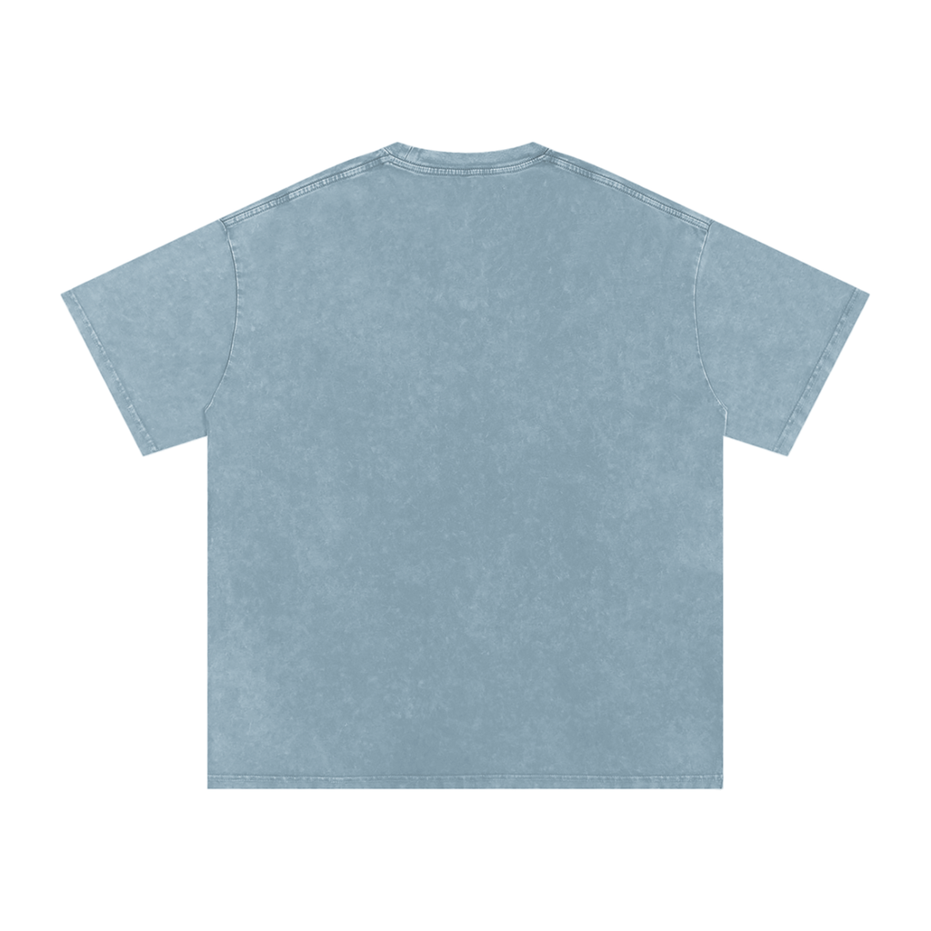 Pretty Chaos Basketball Mom -Snow Washed Oversized Cotton T-Shirt