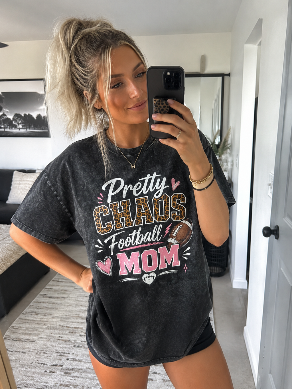 Football,women,pink,oversized,Comfy,girls,footballmom
